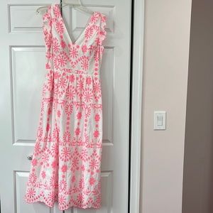 Lilly Pulitzer Lillyanne Eyelet Midi Dress